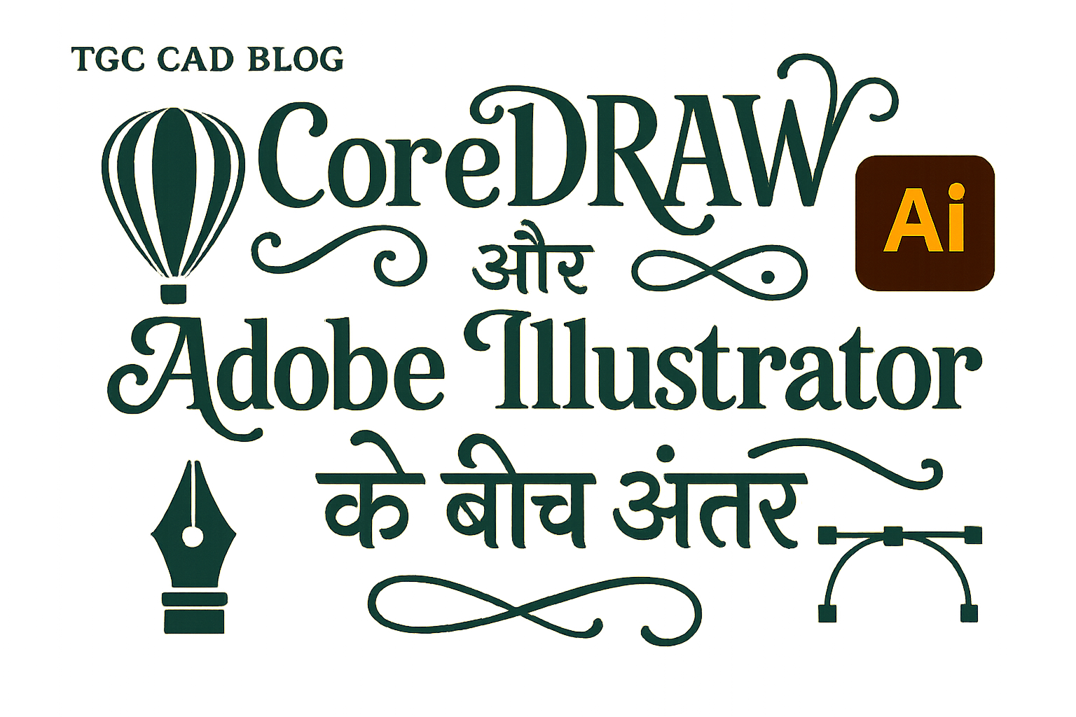 CorelDraw और Adobe Illustrator के बीच अंतर